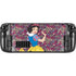 Disney Snow White Character with Floral Pattern Steam Deck Handheld Gaming Computer Skin